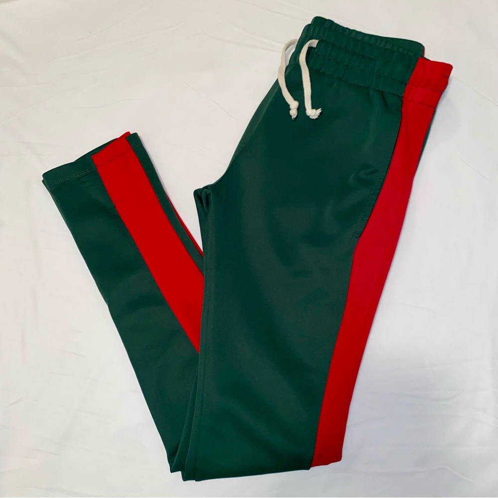 Royal Blue Gucci Colorway Joggers With Ankle Zippers And Pockets Men Size Small